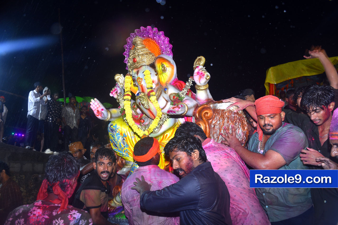 Razole Taluka Ganesh Nimajjanam